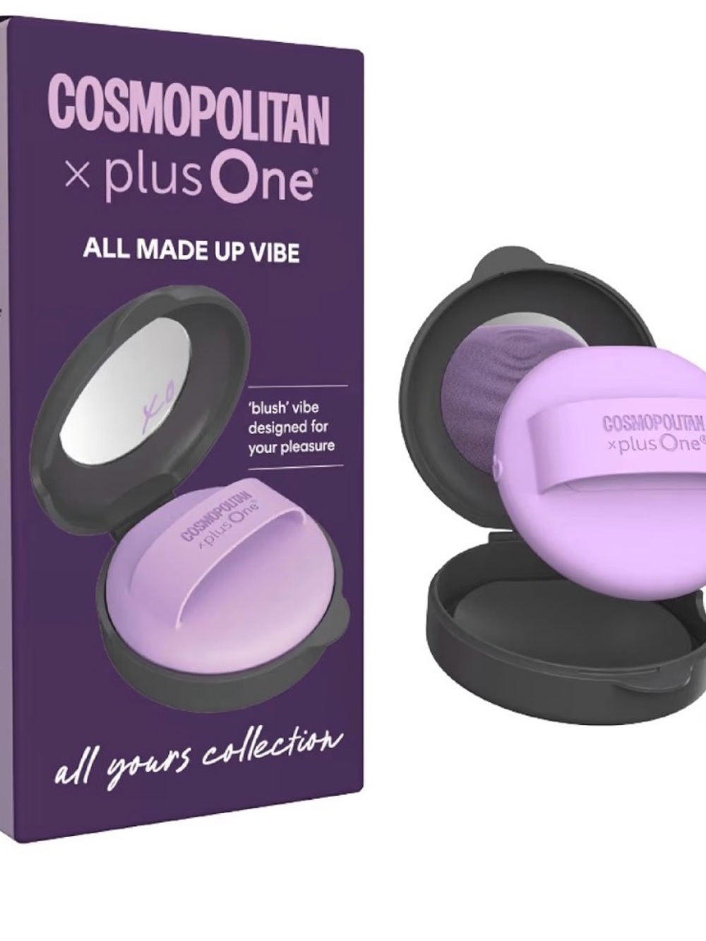 Cosmopolitan x plusOne All Made Up Vibe Lavender Blush Massager